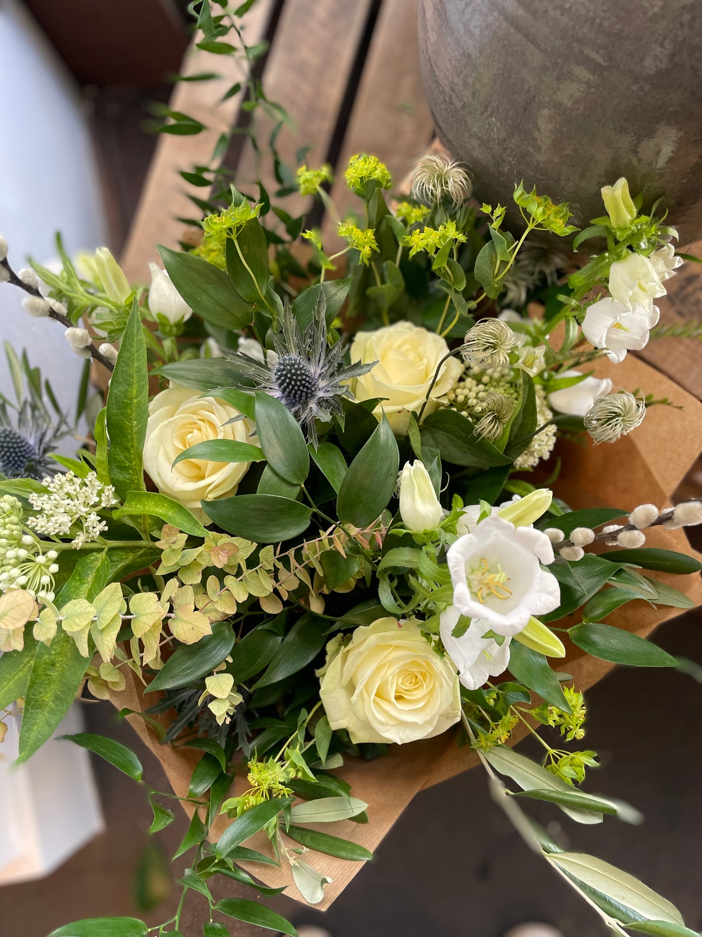Natural Whites bouquet