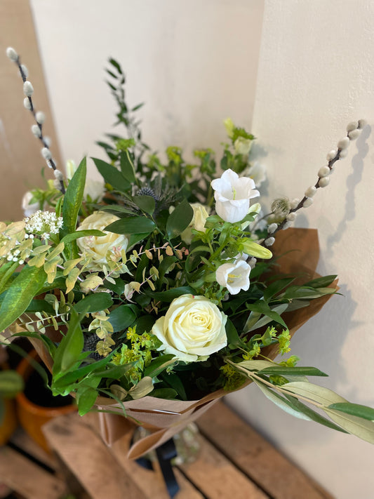 Winter Whites bouquet