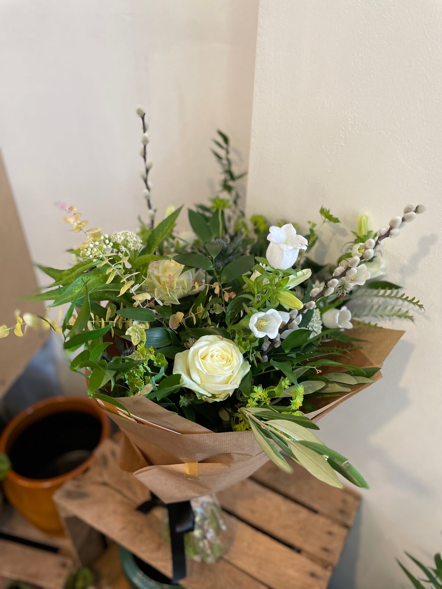 Natural Whites bouquet