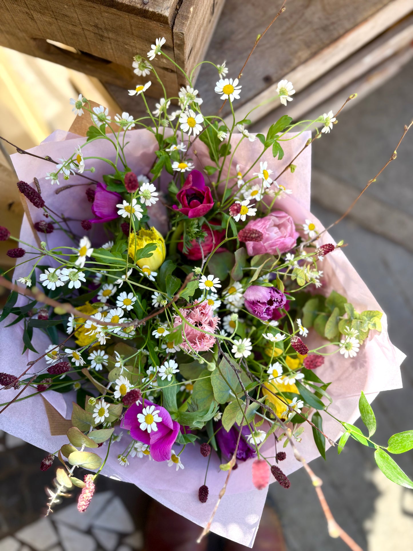 Easter bouquet - available from Wednesday 1st April