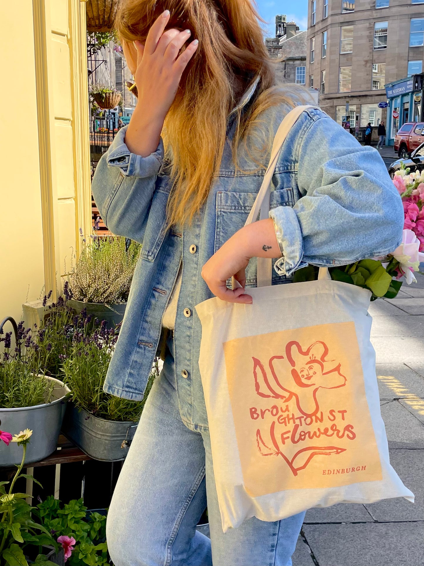 Broughton Street Flowers Classic Tote Bag