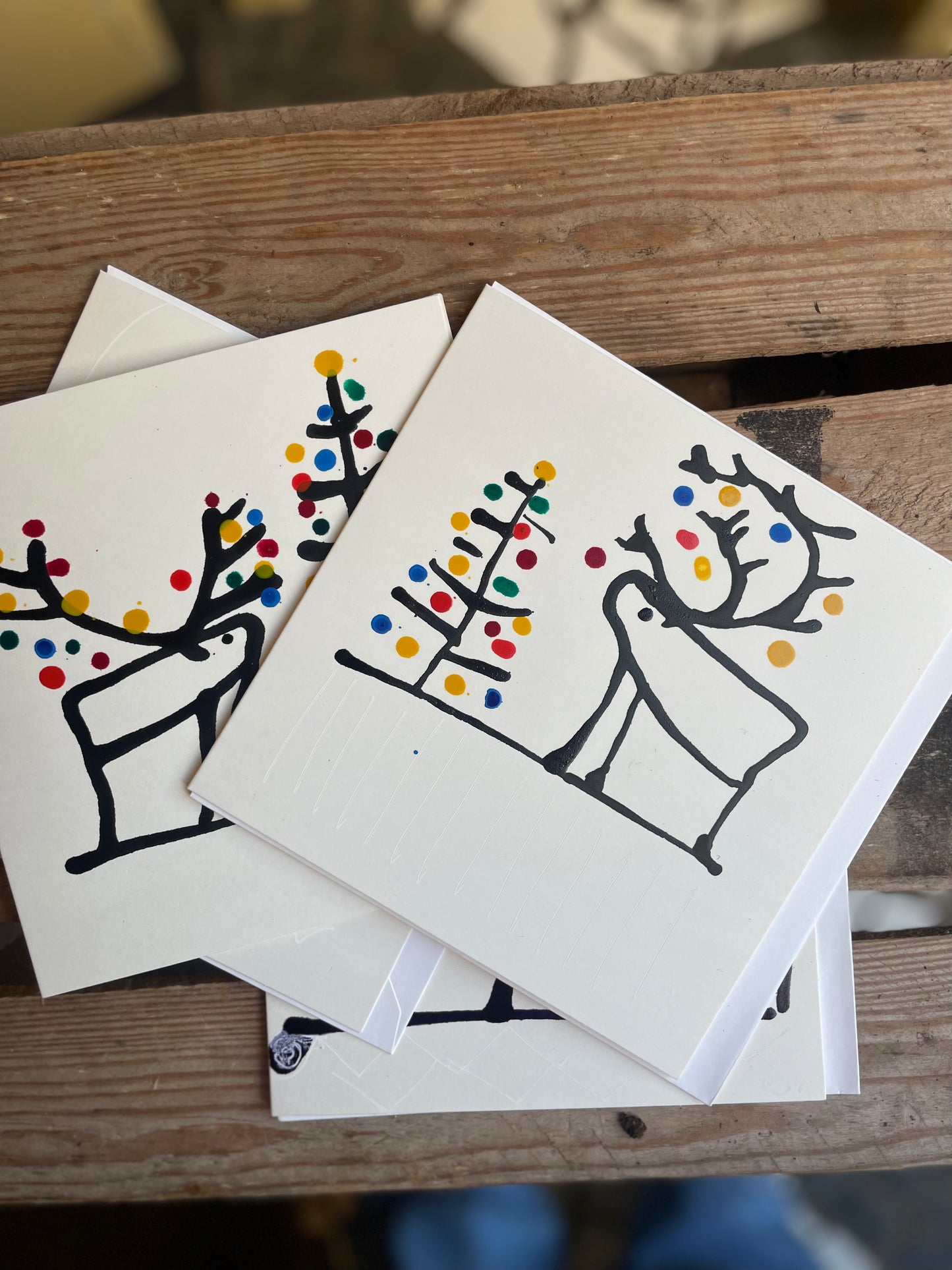 Sheena Wilson Hand-painted Christmas Cards