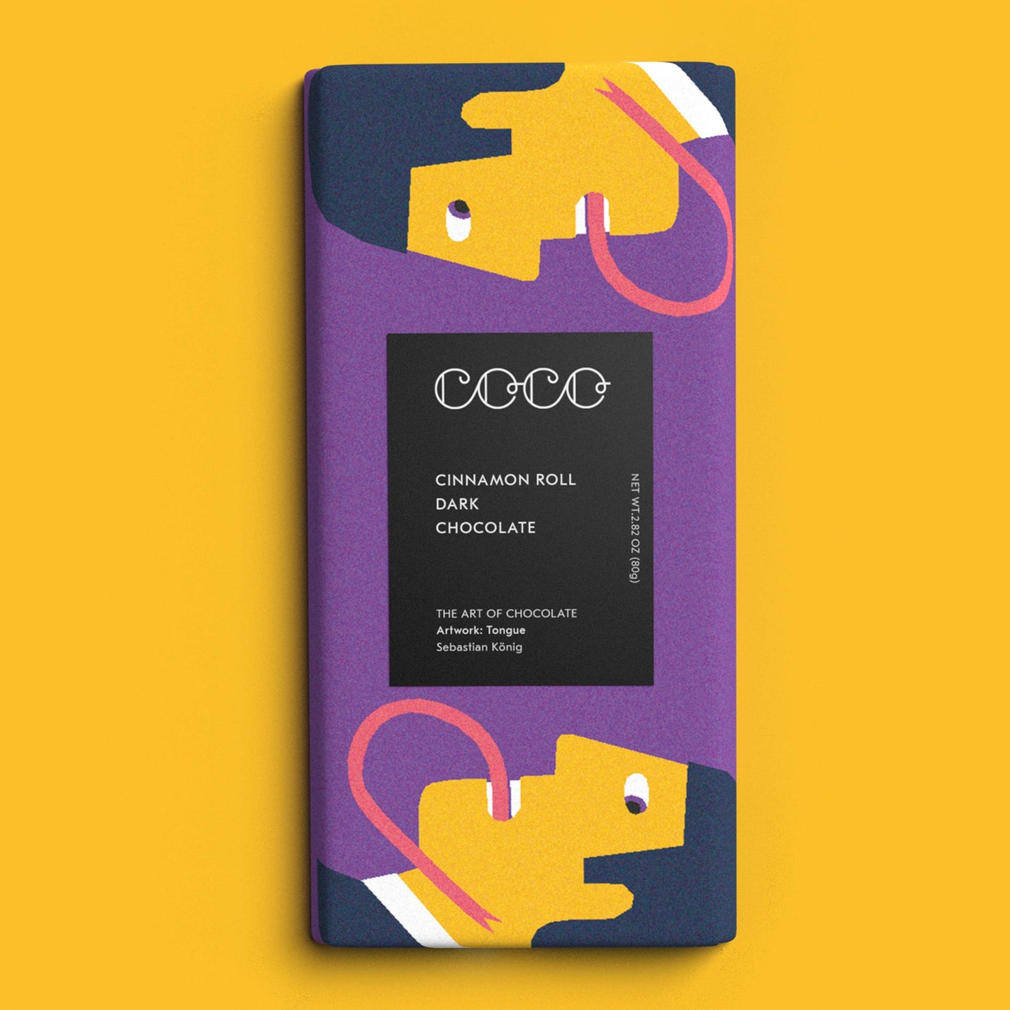 Cinnamon Roll CoCo Dark Chocolate bar