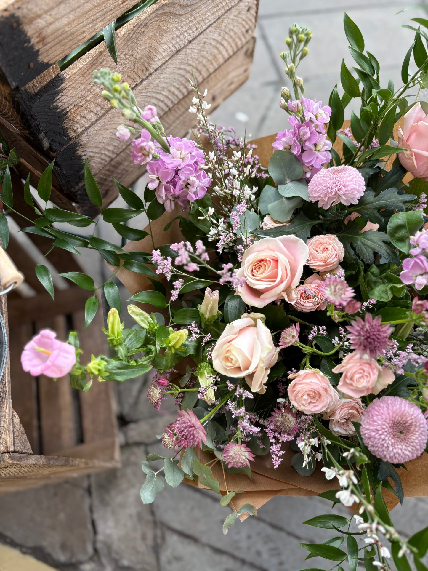 Mother's Day Sweet Pink & White bouquet - SOLD OUT ONLINE