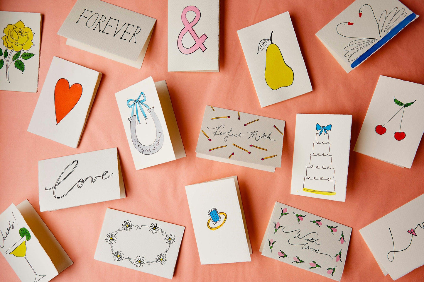 Scribble & Daub Hand Finished Cards