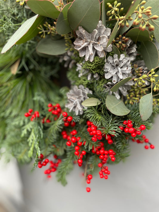Wreath-making at Jigsaw on George Street on 29th November 2026