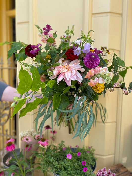 Dahlias & More bouquet - available August - October