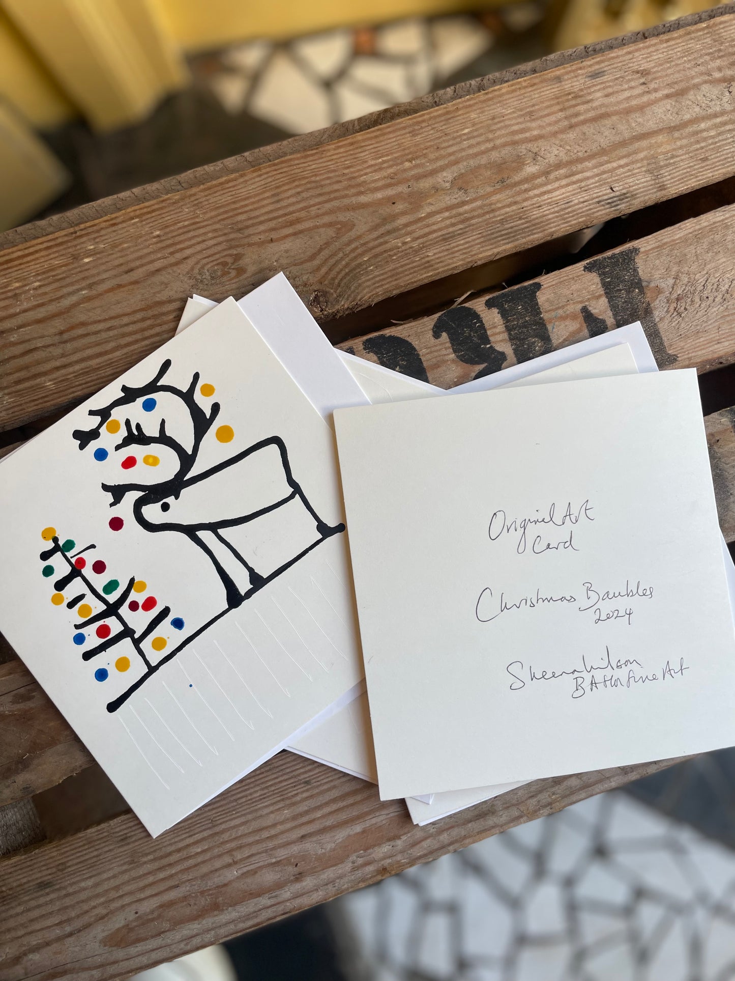 Sheena Wilson Hand-painted Christmas Cards