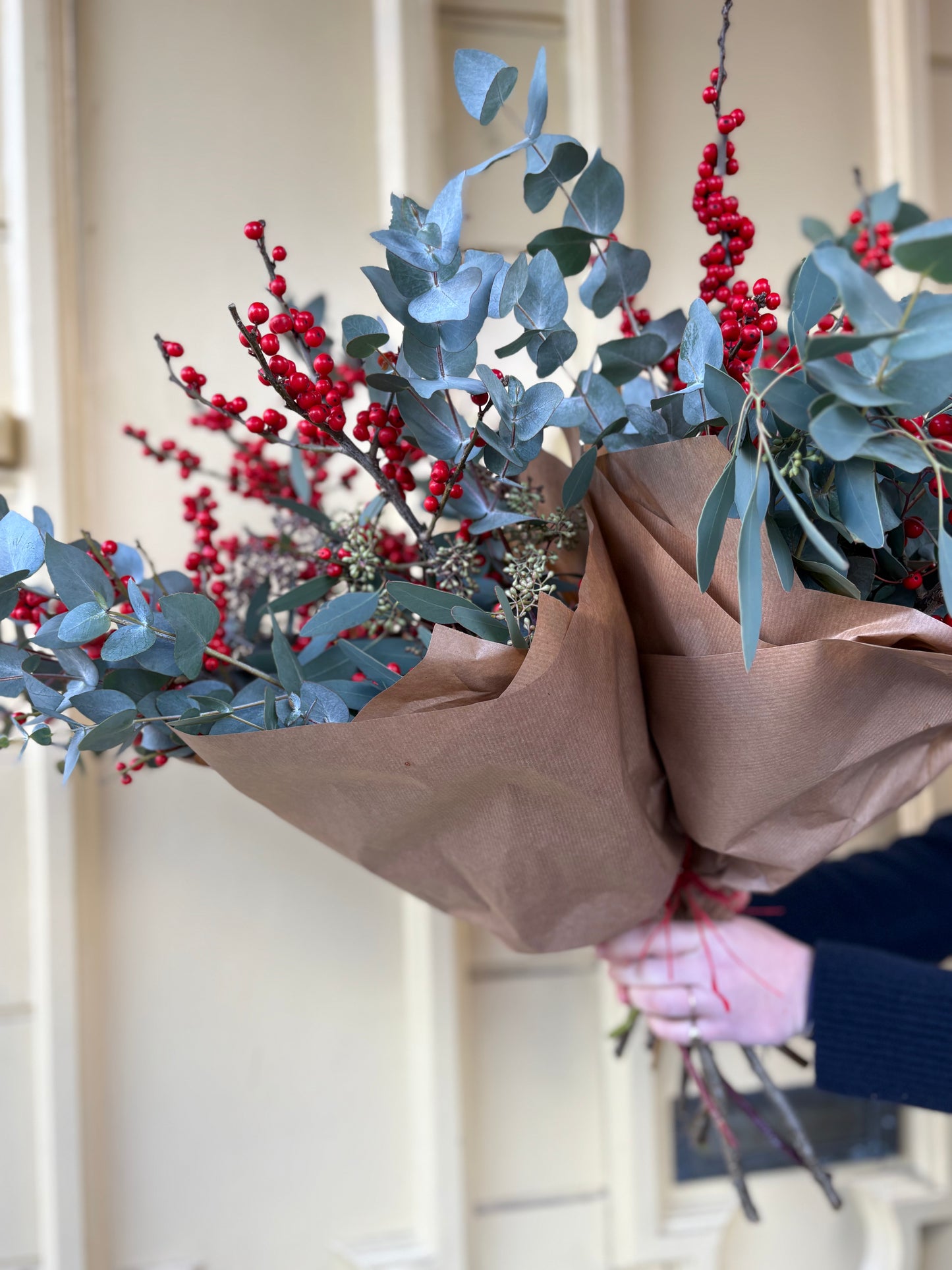 Seasonal berry and foliage bunch